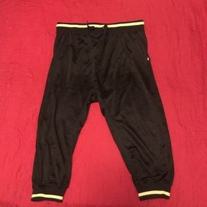 Andrew Christian Black Mesh Drop Crotch Shorts